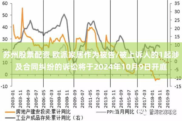 苏州股票配资 欧派家居作为被告/被上诉人的1起涉及合同纠纷的诉讼将于2024年10月9日开庭