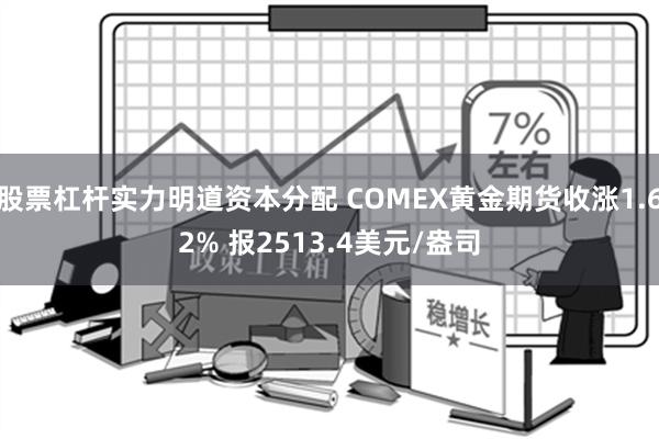 股票杠杆实力明道资本分配 COMEX黄金期货收涨1.62% 报2513.4美元/盎司